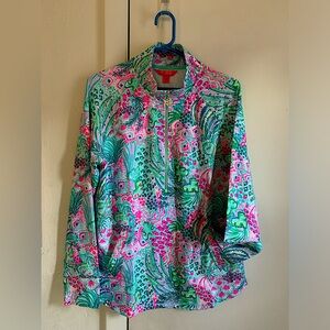 🌸NWT🌸 Lilly Pulitzer “Skipper Popover” SPF Top